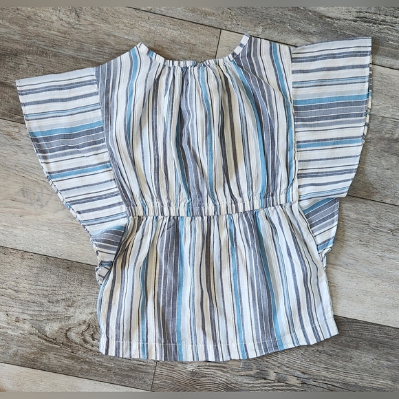 Gap Toddler Girls Stripe Pancho Cover Up Top - Picture 5 of 5